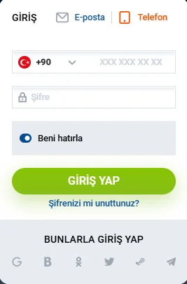 Mostbet giriş telefon numarasıyla